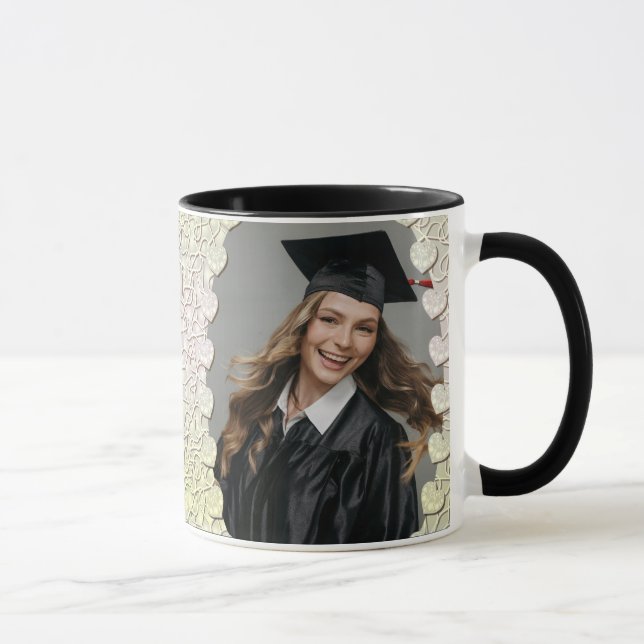 Design der Tasse für personalisierte Glitzer Foto (Rechts)