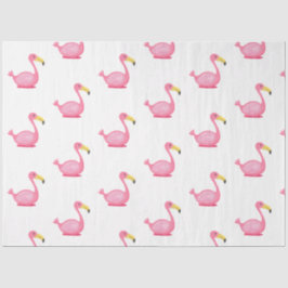Design der tropischen Flamingo-Serie 6 Seidenpapier