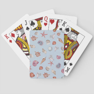 Design der Unterwasserfarben-Reihe 4 Spielkarten