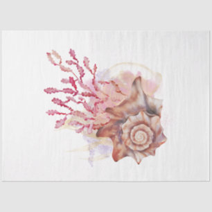Design der Unterwasserfarbenserie 2 Seidenpapier