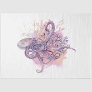 Design der Unterwasserfarbenserie 8 Seidenpapier