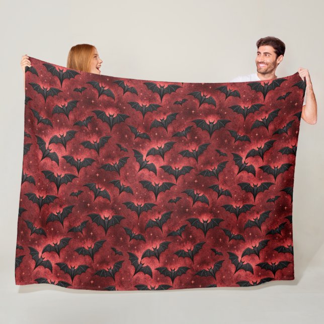 Design der Vampire-Serie 12 Fleecedecke (Beispiel)