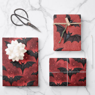 Design der Vampire-Serie 12 Geschenkpapier Set