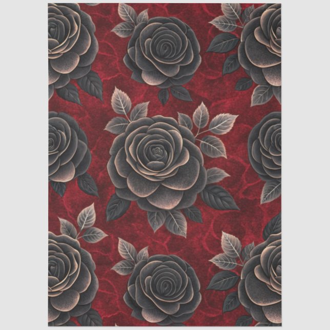 Design der Vampire-Serie 7 Seidenpapier (Vorderseite)