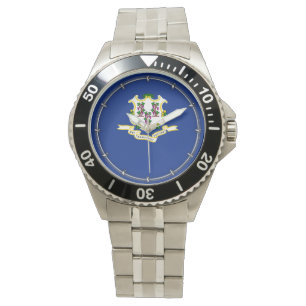 Design der Verbindungsstatusflagge Armbanduhr