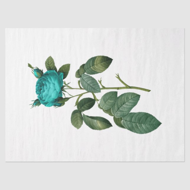 Design der Vintagen Rose 124 Seidenpapier (Vorderseite)