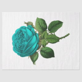 Design der Vintagen Rose 131 Seidenpapier