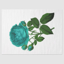 Design der Vintagen Rose 132 Seidenpapier