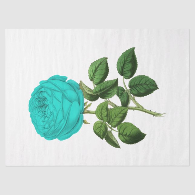 Design der Vintagen Rose 139 Seidenpapier (Vorderseite)