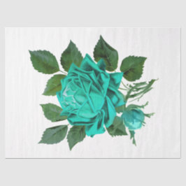 Design der Vintagen Rose 143 Seidenpapier