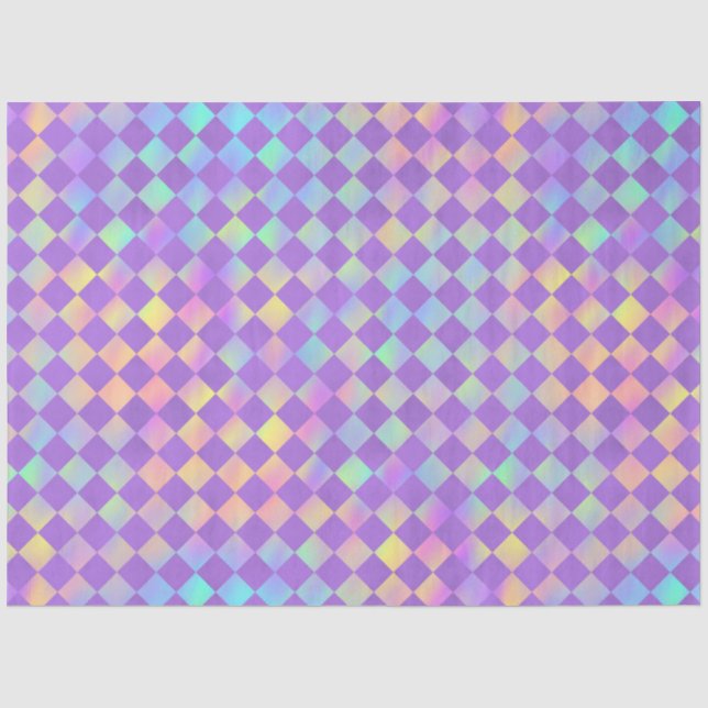 Design der Violet- und Rainbows-Serie 12 Seidenpapier (Vorderseite)
