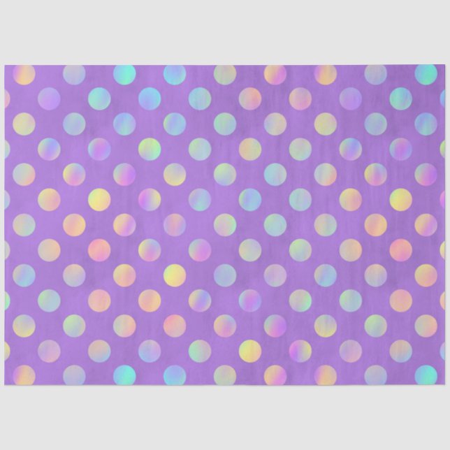 Design der Violet- und Rainbows-Serie 8 Seidenpapier (Vorderseite)