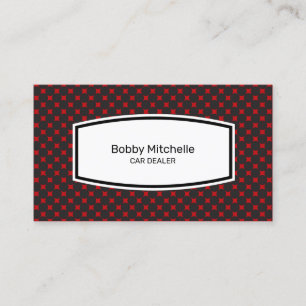 Design der Visitenkarte des Kfz-Händlers