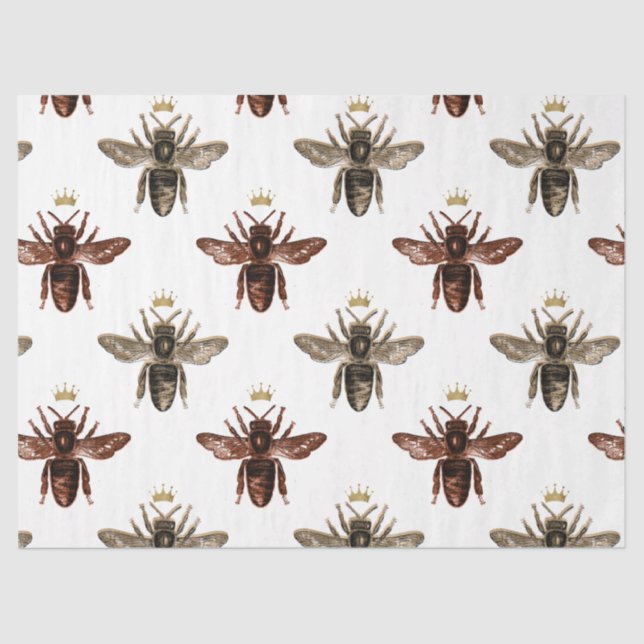 Design der Waldbeenserie 36 Seidenpapier (Vorderseite)