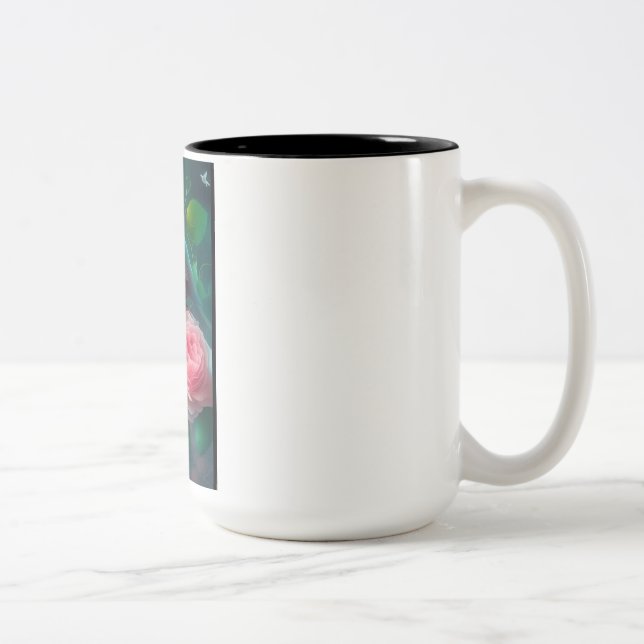 Design der Wärmekopplung: Moderne Eleganz"** Zweifarbige Tasse (Rechts)