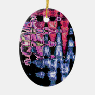 Design der Wasserfarben Keramikornament