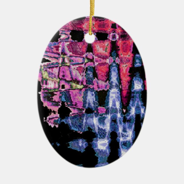 Design der Wasserfarben Keramikornament (Vorne)