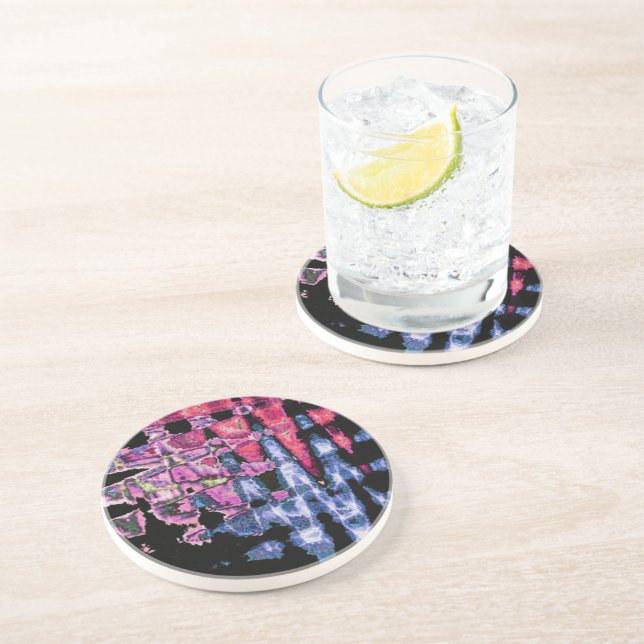 Design der Wasserfarben Untersetzer (Seite)