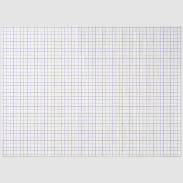 Design der Wasserfarbenserie Lavendel 10 Seidenpapier (Vorderseite)