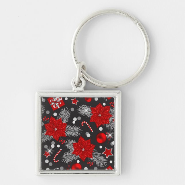 Design der Weihnachtsdekoration Schlüsselanhänger (Vorne)