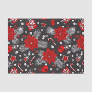Design der Weihnachtsdekoration Seidenpapier
