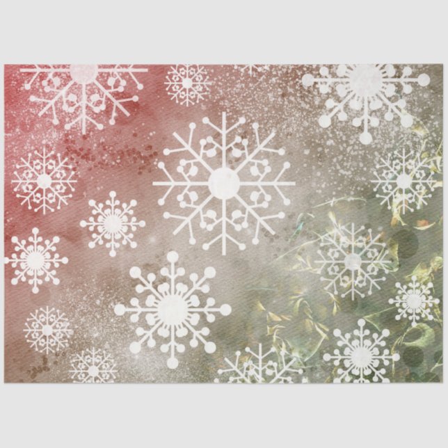 Design der Weihnachtsfarben 16 Seidenpapier (Vorderseite)
