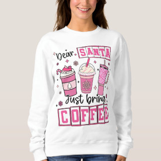 Design der Weihnachtsgetränke Sweatshirt