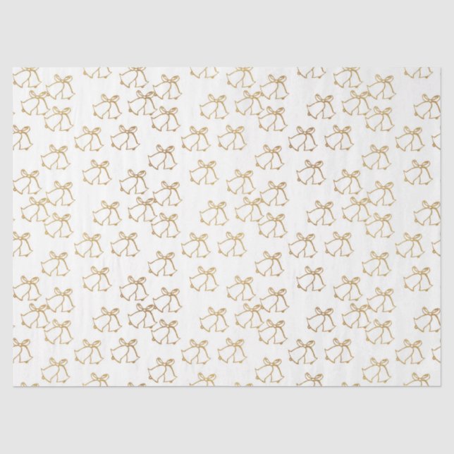 Design der WeihnachtsGold-Serie 3 Seidenpapier (Vorderseite)