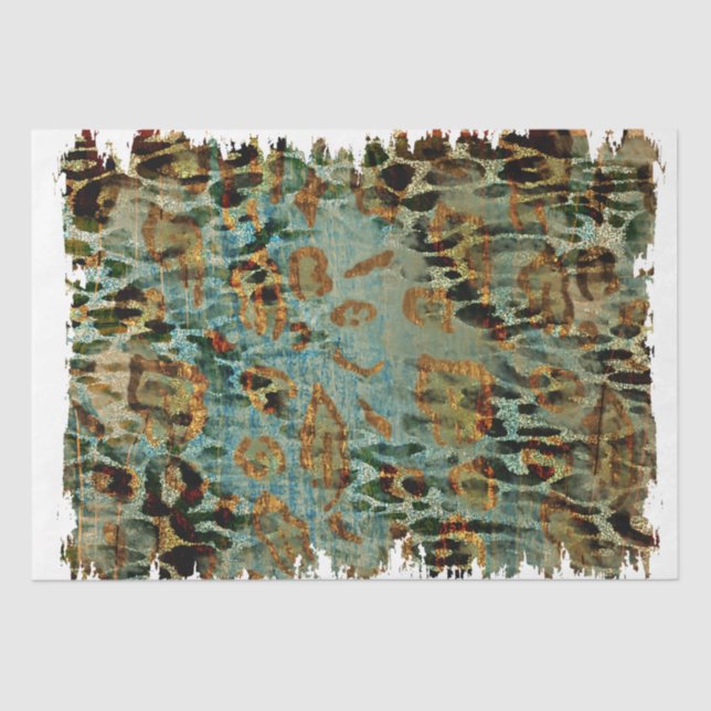 Design der Western-Serie 18 Seidenpapier (Vorderseite)