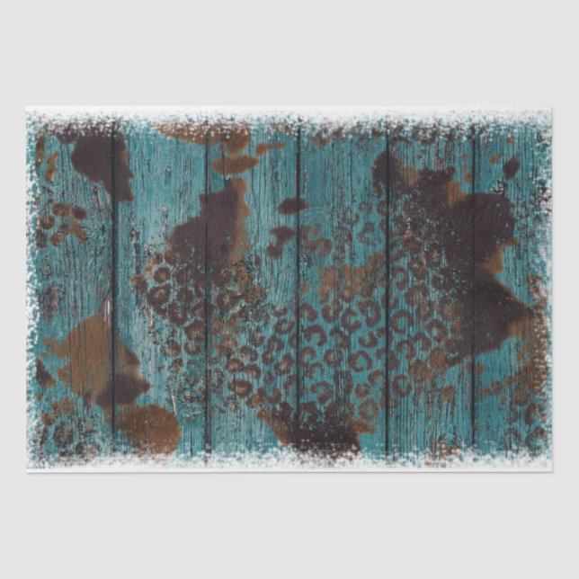 Design der Western-Serie 28 Seidenpapier (Vorderseite)