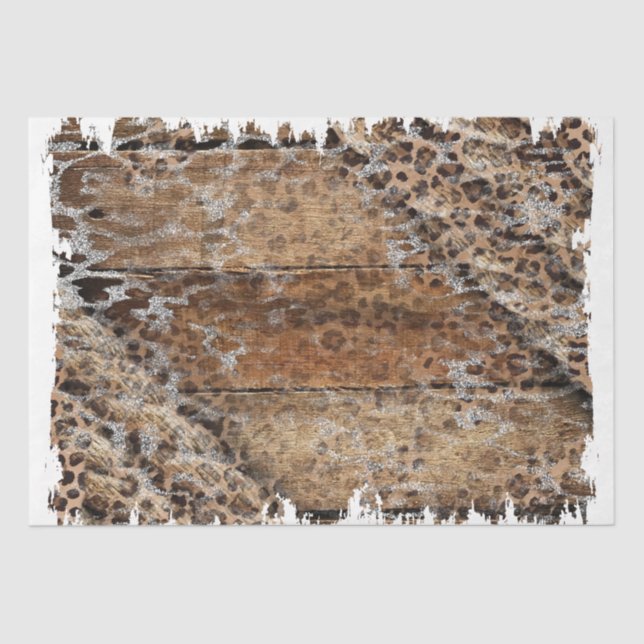 Design der Western-Serie 34 Seidenpapier (Vorderseite)