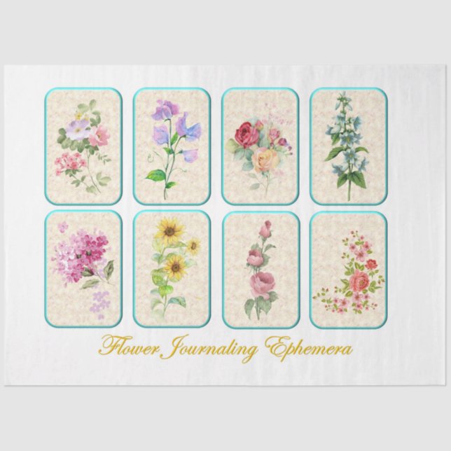 Design der Wild Bird-Serie 10 Seidenpapier (Vorderseite)