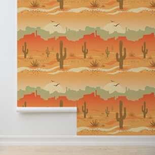 Design der Wüstenlandschaft Tapete