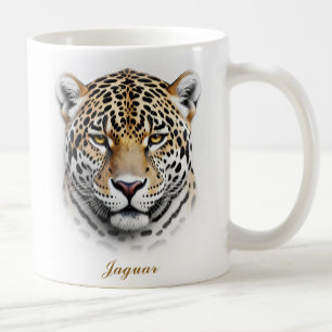 Design der zweiseitigen Jaguar-Tasse Kaffeetasse