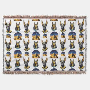 Design des alten Ägypten Pyramide Anubis Muster Decke