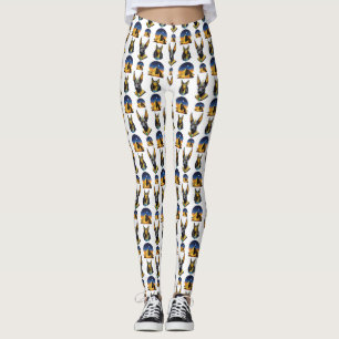 Design des alten Ägypten Pyramide Anubis Muster Leggings