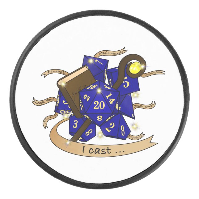 Design des Assistenten Eishockey Puck (Vorderseite)