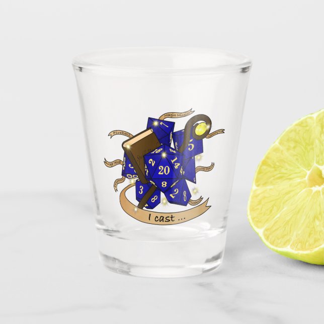 Design des Assistenten Schnapsglas (Vorderseite)