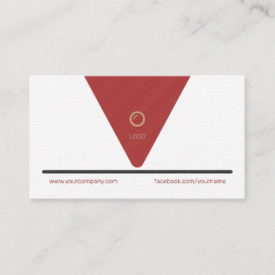 Design des Beruflichen Visitenkarten-Logos Visitenkarte