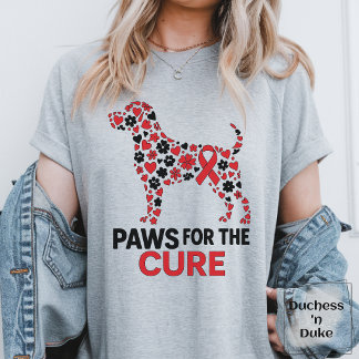 Design des Bewusstseinsbandes für Hunde-Hämangiosa T-Shirt