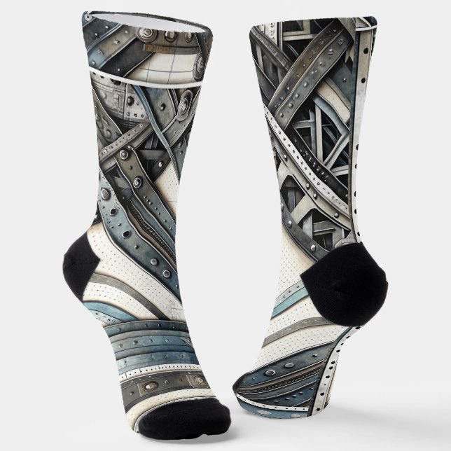 Design des Blueprints - Dekor des Architekten Socken (Gewinkelt)