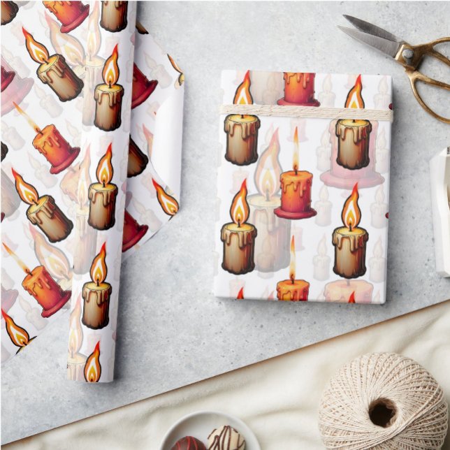 Design des Brennmusters Geschenkpapier (Von Creator hochgeladen)