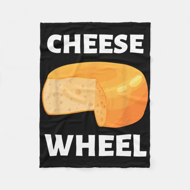 Design des Cheese Wheel Video Game Meme Fleecedecke (Vorderseite)