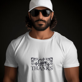 Design des Dankbarkeitsüberlaufs-T - Shirt