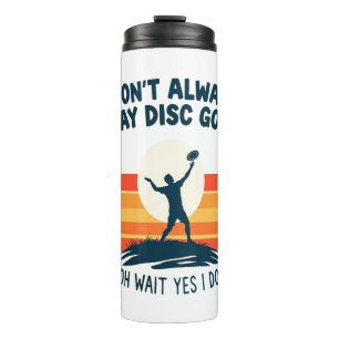 Design des Disk Golf Lover T - Shirt Thermosbecher