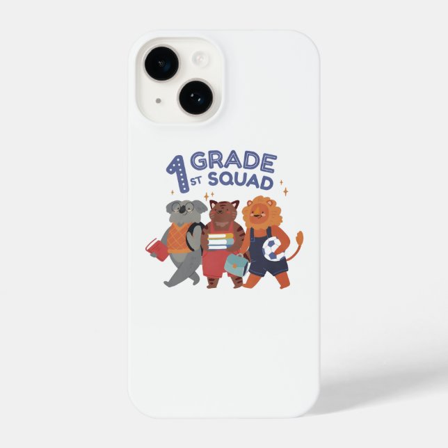 Design des ersten Squad-Süßen Tiers iPhone 14 Hülle (Rückseite)