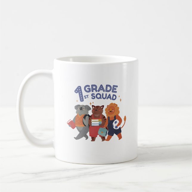 Design des ersten Squad-Süßen Tiers Kaffeetasse (Links)
