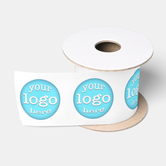 Design des Firmenlogos Party für Geschäftsbüros Satinband (Spule)