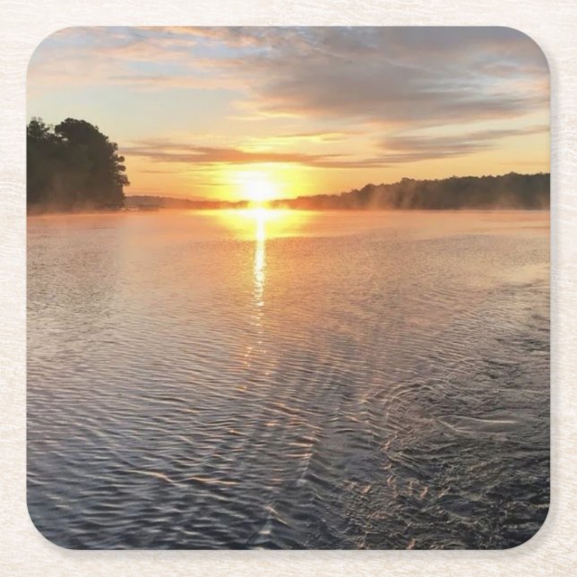 Design des Fotos Untersetzer Lake Oconee (Vorderseite)