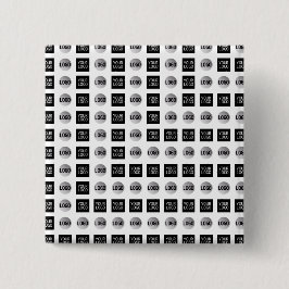 Design des geometrischen 2 Logo-Musters Button